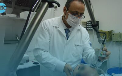 Tratamento de vitiligo com laser e corticoide